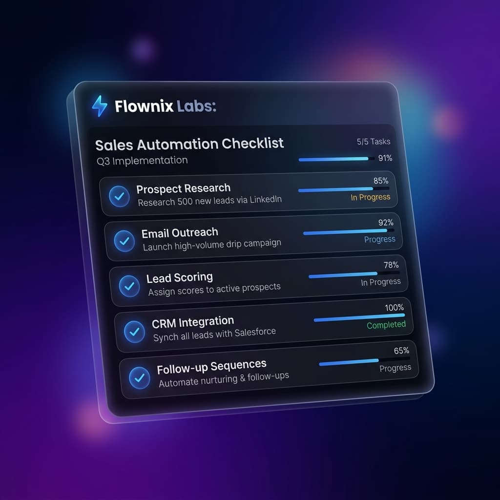 Flownix Labs Revenue System Mockup